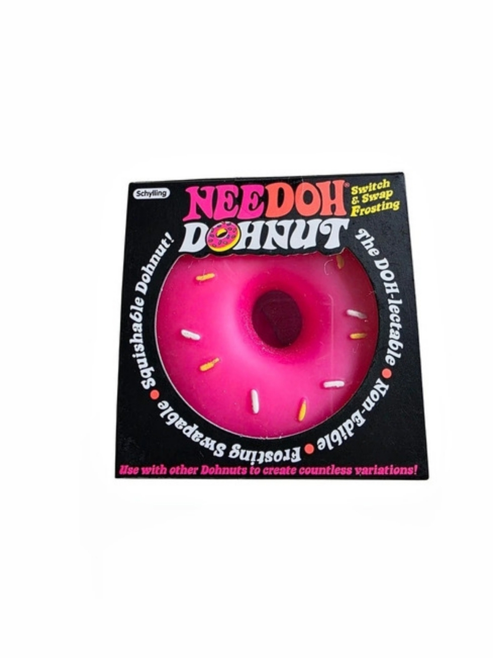 *AUTHENTIC* NeeDoh Donut Pink Donut Fidget Toy NWT